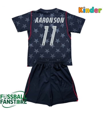Vereinigte Staaten Brenden Aaronson #11 Replik Auswärtstrikot Kinder WM 2026 Kurzarm (+ Kurze Hosen)